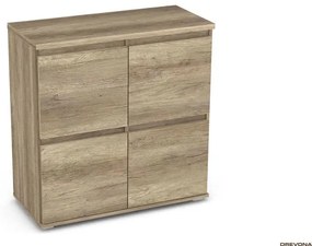 Drevona, komoda, REA AMY 17, dub canyon