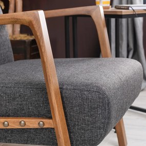 Kreslo Kemer Dark Grey