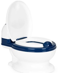 Nočník s odnímateľnou vložkou, uzavretým sedadlom pre deti a kefkou, ECOTOYS