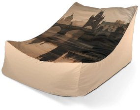 Sablio Sedací vak Lounge Praha Karlov most 1 - 80 x 95 x 50 cm