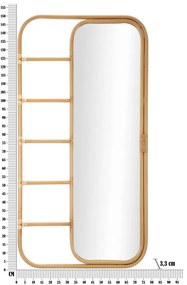 Nástenné zrkadlo 77.5x151 cm Panama – Mauro Ferretti