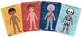 Janod Vzdelávacie puzzle Ľudské telo 50-75-100 ks