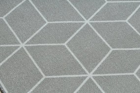 Protišmykový behúň CUBE kocka sivý - výpredaj