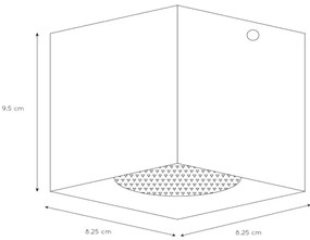 Lucide 09101/01/31 - Bodové svietidlo BODI 1xGU10/50W/230V