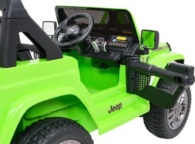 Ramiz Jeep Wrangler Rubicon LIFT elektrické autíčko pre deti zelené