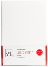 JERSEY PRESTIERADLO 220X240 CM, VÝŠKA 30 CM KRÉMOVÉ