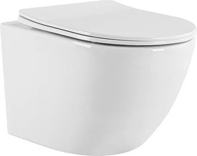 BPS-koupelny Závesná WC misa so SoftClose sedadlom HYD-4194, biela