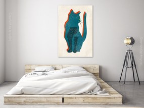 Artgeist Obraz - Cat's Moods (1 Part) Vertical Veľkosť: 40x60, Verzia: Premium Print