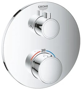 Termostat GROHE Grohtherm bez podomietkového telesa chróm 24076000