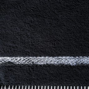 BAVLNENÝ UTERÁK VIERA 50X90 CM ČIERNA