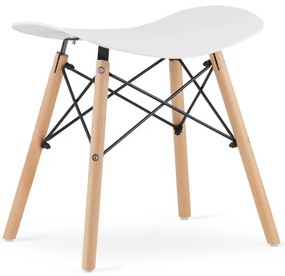 Taburetka KORFU - biela (1ks)