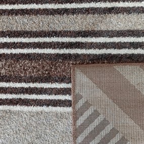 DY Hnedý koberec s geometrickým vzorom Otto 03 Rozmer: 200x290 cm