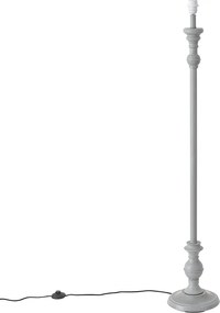 Klasická stojaca lampa sivá bez tienidla - Classico