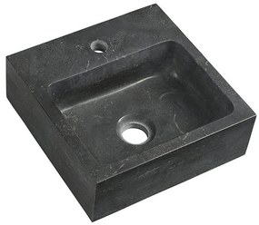 Sapho - Závesné umývadlo BLOK 30x30 cm antracit