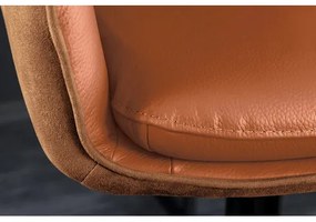 Barová stolička George 46177 Kožená Cognac - Komfort-nábytok