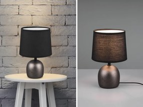 Stolová lampa Malu, čierna