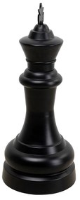 Chess King dekorácia čierna 68 cm