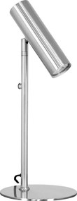 Oceľová stolová lampa v striebornej farbe (výška 47 cm) Paris – House Nordic