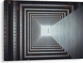 Obraz - Pohľad zvnútra budovy (70x50 cm)