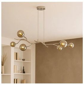 Brilagi - LED Luster na lanku MISTEL 6xG9/3W/230V lesklý chróm/dymová