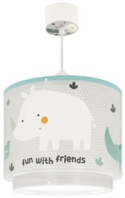 Dalber 60622 - Detský luster RHICO AND CROCO 1xE27/15W/230V