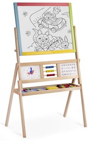 Veľká magnetická/kriedová tabuľa Ricokids 780100 - viacfarebná