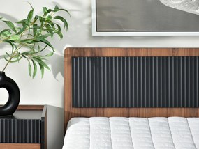 Manželská posteľ 160x200 cm Protegidas P13 (čierna). Akcia -21%. Vlastná spoľahlivá doprava až k Vám domov. 1137248
