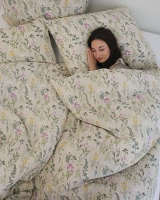 Predĺžené krepové obliečky Renforcé - Bianca béžová