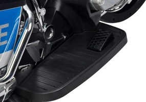 Ramiz Detský elektrický policajný motocykel BMW R1200RT + pomocné kolieska + zvuky + LED + EVA + pomalý štart