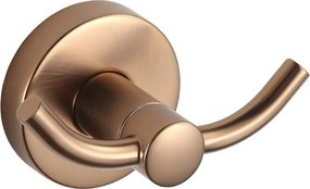 Mexen Remo, dvojitý háčik na uterák, medená matná, 70507352-65