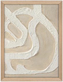 Ručne maľovaná nástenná dekorácia v ráme Raw Organic