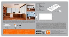 Ledvance - LED Stmievateľné stropné svietidlo SMART+ PLANON LED/22W/230V Wi-Fi