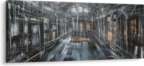Obraz interiéru starej budovy (120x50 cm)