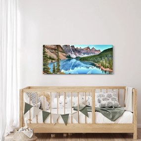 Obraz - Moraine lake (120x50 cm)