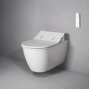 DURAVIT Darling New závesné WC s hlbokým splachovaním, pre SensoWash, 370 mm x 625 mm, biela, s povrchom WonderGliss, 25445900001