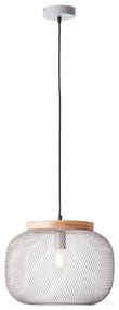 Brilliant - Závesné svietidlo na lane GIADA 1xE27/40W/230V pr. 39 cm sivá
