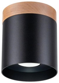 Sollux SL.1349 - Bodové svietidlo RIF 1xGU10/10W/230V pr. 12 cm čierna