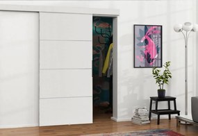 Posuvné dvere MALIBU PLUS | 100 cm Farba: Biela