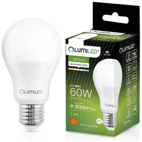Žiarovka Lumiled A60 8W 840 E27 806lm 4000K