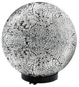 EGLO 91638 - Vonkajšie svietidlo TERRALUNA 1 1xE27/18W čierna / biela IP44