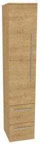 Mereo Bino, kúpeľňová skrinka vysoká 163 cm, ľavá, Multidecor, Dub Arlington, MER-CN697DARL
