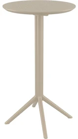 SKY FOLDING Ø60 sklopný barový stôl olive green