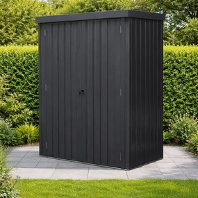 Záhradný domček BestBerg ZS-25A / 1,1 m² / 81 × 140 × 180 cm / antracitová