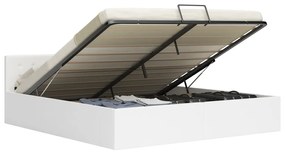 Hydraulický posteľný rám+úložný priestor, umelá koža 180x200 cm