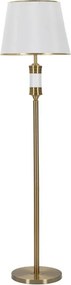 Stojacia lampa Whity 160 cm biela/zlatá