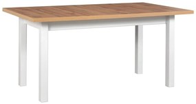 Jedálenský stôl Mitchell 2 XL (dub wotan + biela) (pre 6 až 8 osôb). Vlastná spoľahlivá doprava až k Vám domov. 1040815