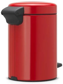 Brabantia Pedálový kôš NewIcon 3L Žiarivo červená