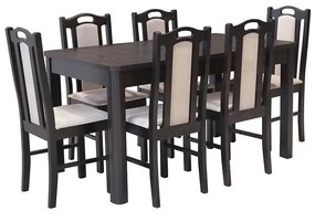 Jedálenská zostava Antek 1+6 wenge