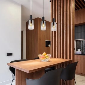 Globo 15907-3H - Luster na lanku FLORENTINA 3xE27/40W/230V čierna