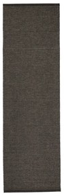 Antracitový vnútorný a vonkajší behúň 70x240 cm Emm Black Linen – Pappelina